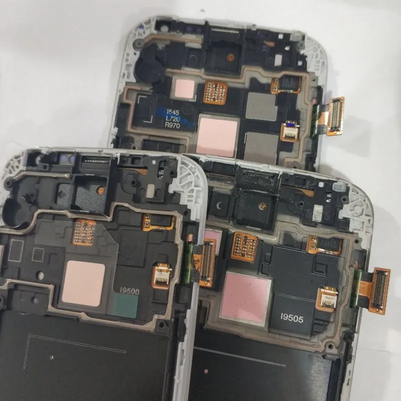 ЖК дисплей KJT Super AMOLED для SAMSUNG Galaxy S4 с рамкой GT i9500 i337 сенсорным экраном и