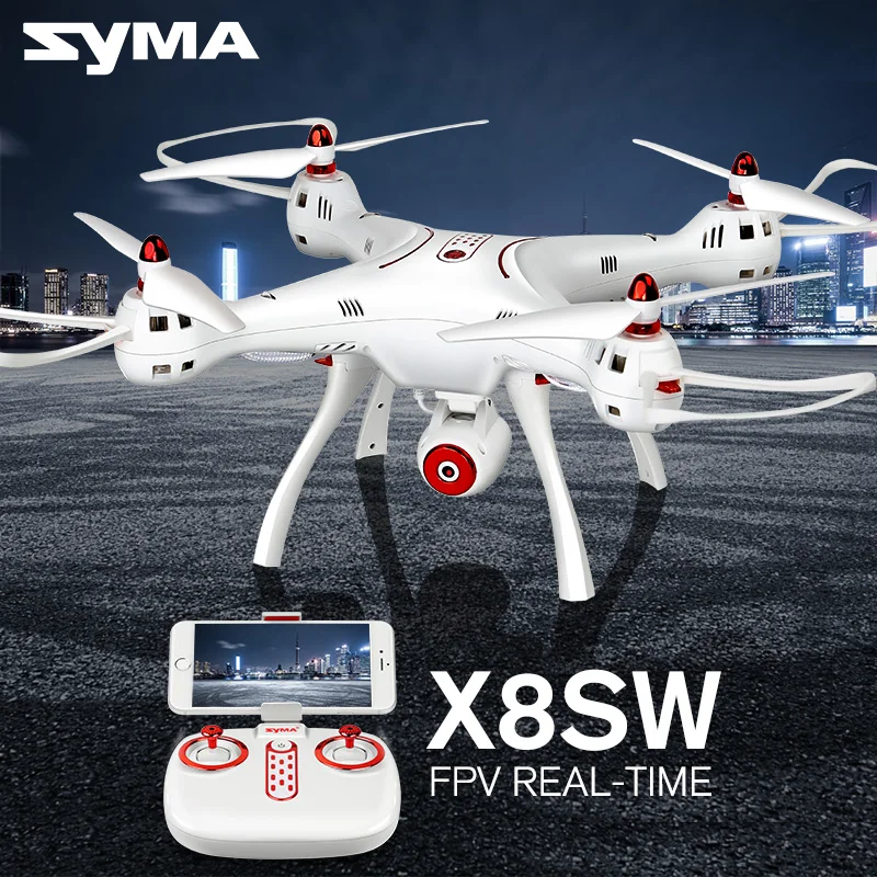 SYMA Official X8SW RC Drone с FPV Wifi камерой в режиме реального времени Квадрокоптер