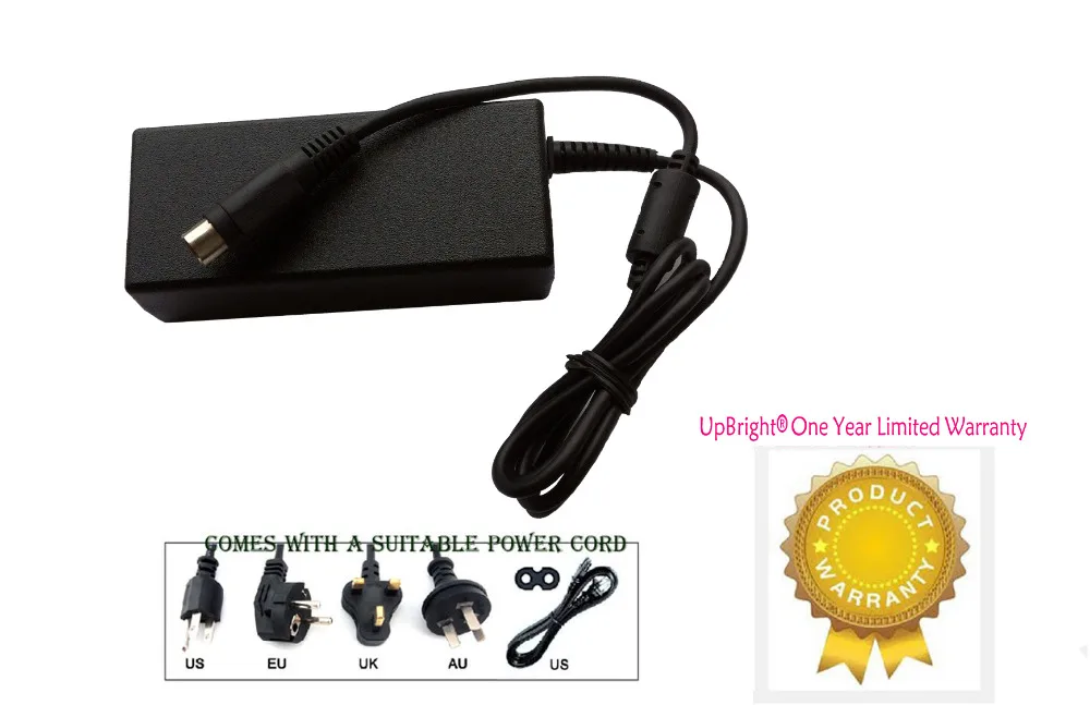 UpBright новый глобальный 4-контактный разъем DIN AC / DC адаптер для CWT Channel Well Technology PAA040F