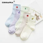 Осеньзима, новинка, модный продукт, маленькие чистые свежие носки, овощи, фрукты, в студенческом стиле, дышащие носки для женщин
