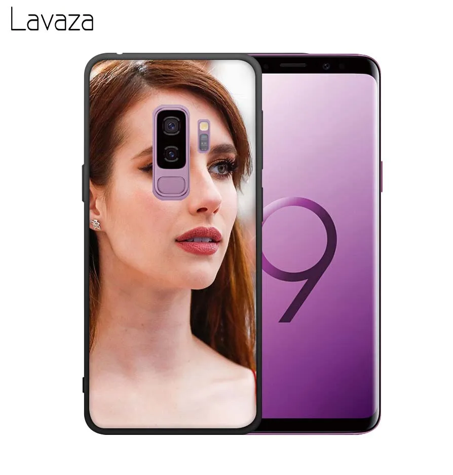 Lavaza Actor Emma Roberts Soft Case for Galaxy A3 A5 2016 2017 A6 plus A7 A8 A9 J6 2018 A10 30 40 50 70 |