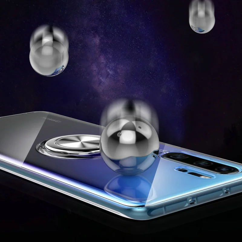 1 шт. для huawei P30 Pro P30 Lite P30 вращающийся магнитный автомобильный держатель противоударный Прозрачный чехол для huawei P20 Pro P20 Lite Nova 3E