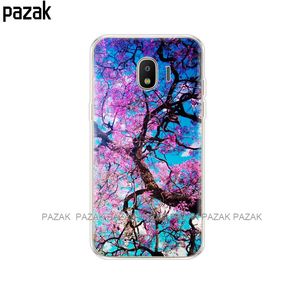 Силиконовый чехол для samsung J2 2018 мягкий из ТПУ модная задняя крышка телефона Samsung