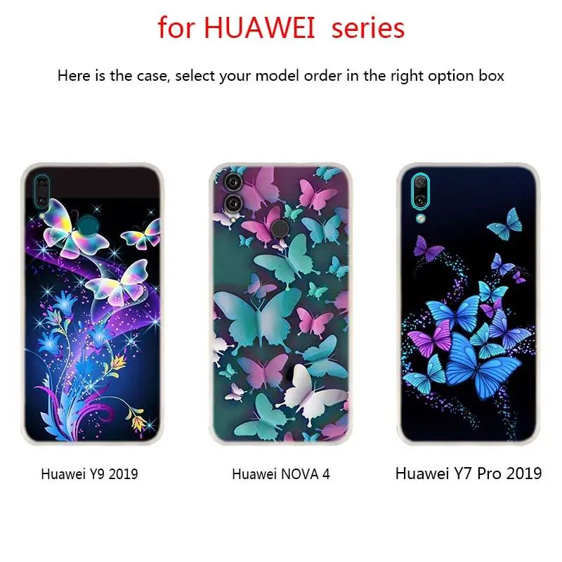 Чехлы для телефонов Huawei Mate 30 20 10 Lite Pro Cover Y5 Y6 Y7 Y9 2019 2018 2017 Nova 3i 4 Hot|Бамперы| |