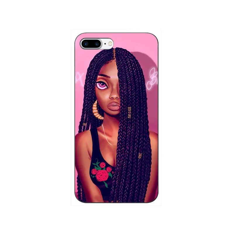 2bunz меланин Poppin Aba жесткий пластиковый чехол для телефона для iPhone X 6 7 8 plus 5 5S 11 11PRO MAX 6s XR XS Max Модный черный чехол для девочек - Цвет: Лимонно-желтый