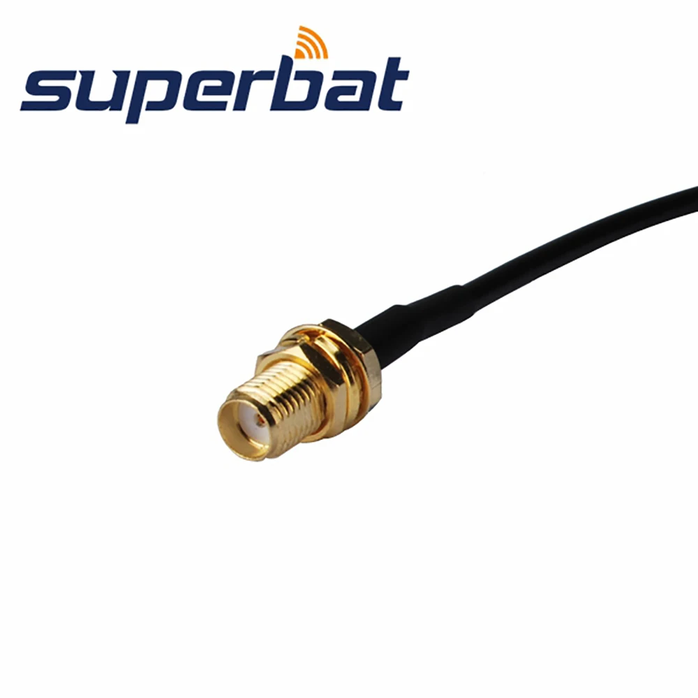 Superbat SMA BulkHead Jack to Plug Straight Pigtail Cable RG174 20cm Antenna Feeder Assembly | Мобильные телефоны и