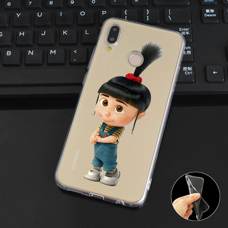 DREAMFOX L002 Agnes Пушистый Единорог Мягкий ТПУ силиконовый чехол для huawei Honor 6A 6C 7X9 10 P20 P30