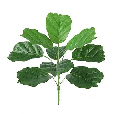 New Artificial plant Tropical Large Palm Tree Leaves Fake Plants For Home Party Valentine's Day Wedding Decoration - Цвет: Banana Leaf