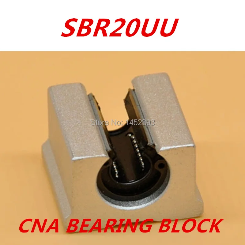 Free shipping SBR20UU SBR20 Linear Bearing 20mm Open Slide block CNC parts linear slide | Обустройство дома