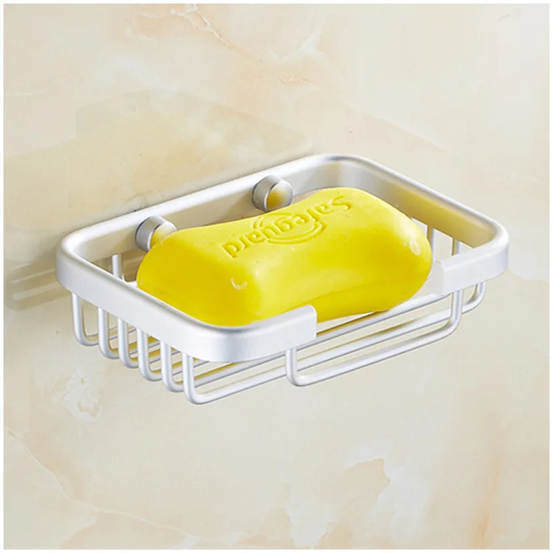 

Bathroom Hardware Manufacturer Wholesale Soap Space Aluminum Bathroom Soap Grid Soap Dish Drain Soap Box Shelf Shipping Free
