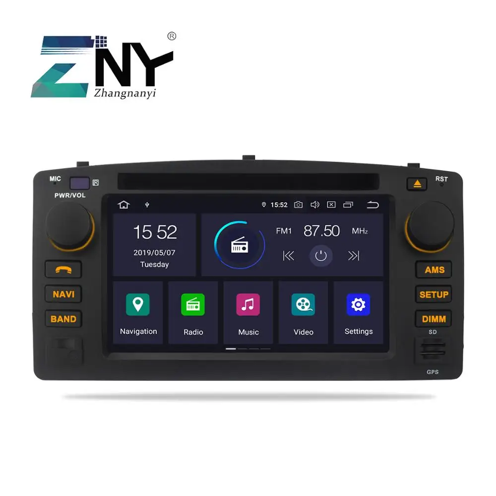 Android 9 0 Автомобильный DVD Радио для Toyota Corolla E120 BYD F3 2 Din gps навигация FM RDS Мультимедиа