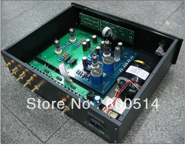 Лайт дистанционного версия LS10 вакуумных трубок предусилитель базу на аудио