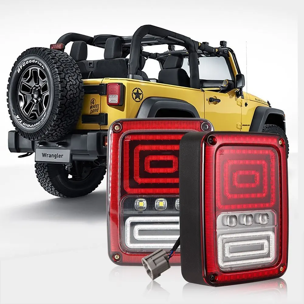 Светодиодный Интегрированный задний фонарь светильник для Jeep Wrangler JK 2007-2016 змея