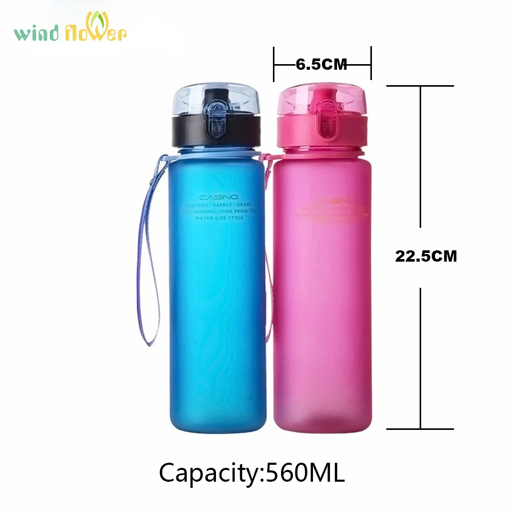 Цветок ветра 560 мл защита от утечки без бпа бутылка для воды высшего качества My Sport