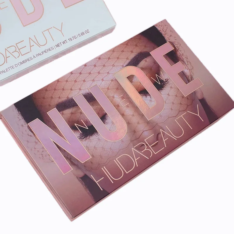 Палитра теней Hudas Beauty Nude профессиональные натуральные матовые тени для век