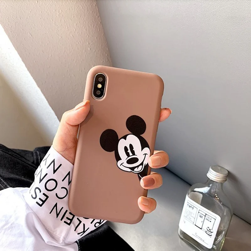 Cartoon Mickey Soft TPU Case for iPhone 6 6plus 7 8 7plus 8plus Phone x xs xr xmax Back Cover |