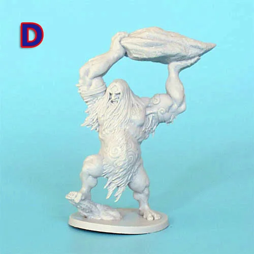 D 1/48 Scale Model Kit CMON Board Game Role Playing Blood Rage Resin Monster DIY Hobbies Toys For Children Free Shipping - Цвет: D