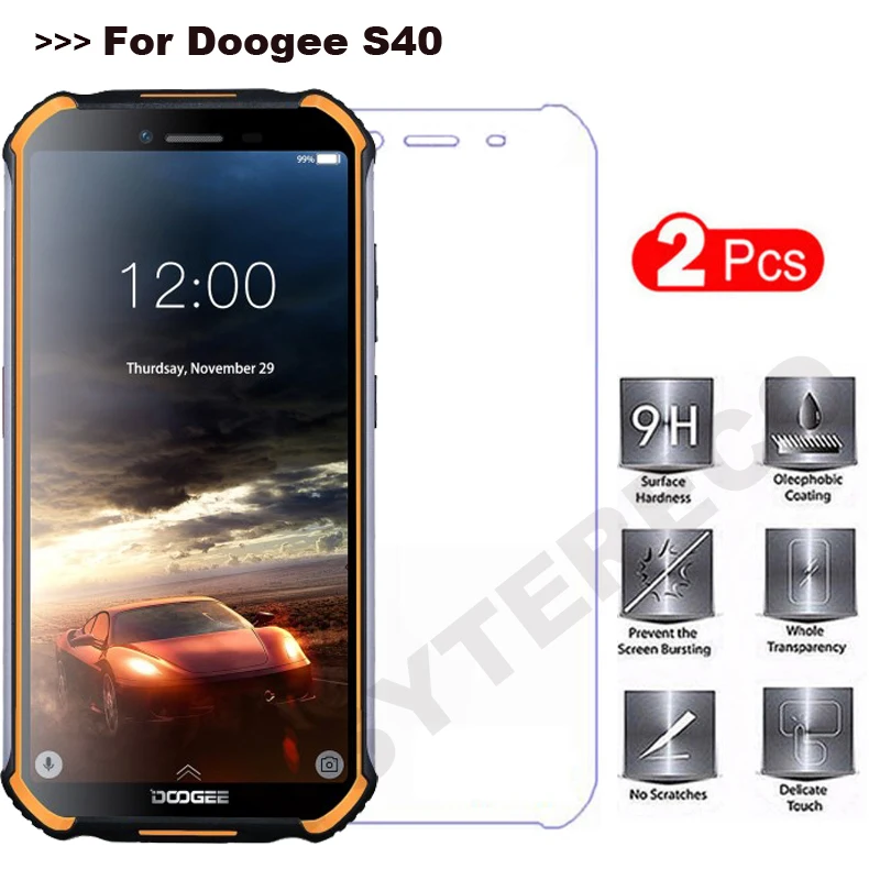 Закаленное стекло Для Doogee S40 защита для экрана 2.5D высокое качество