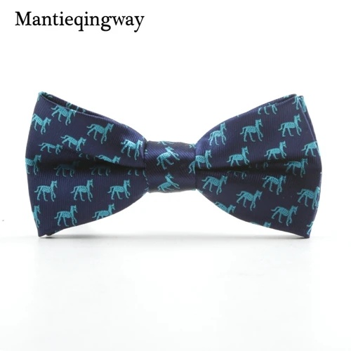 MXR068186 Mantieqingway/галстук-бабочка с рисунком лося из мультфильма; галстук-бабочка из полиэстера для мальчиков; повседневные Галстуки с бантом; галстуки-бабочки; рождественские детские аксессуары галстук-бабочка - Цвет: MXR068186