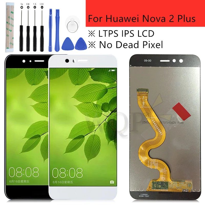 Для Huawei Nova 2 Plus ЖК-дисплей + сенсорный экран дигитайзер в сборе Сменные аксессуары