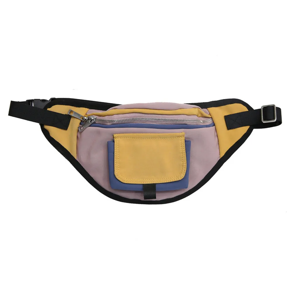 

Couple Waist Pack Women Unisex Outdoor Student Sport Canvas Crossbody Chest Phone belt bum Bags bolsa cintura bum bag fanny pack