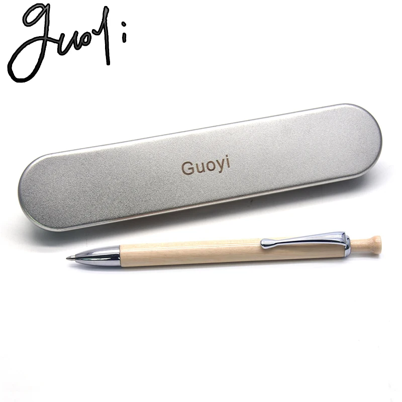 Шариковая ручка Guoyi A225 424 G2 роскошная металлическая для подписи с логотипом на