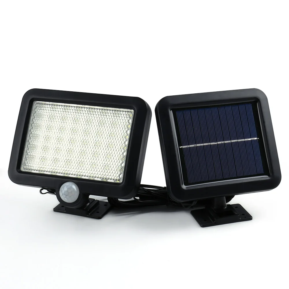Qedertek 56 LED Solar Motion Detection Wall Light Led Powered Garden Lawn Lights Outdoor Infrared Sensor Patio | Лампы и освещение