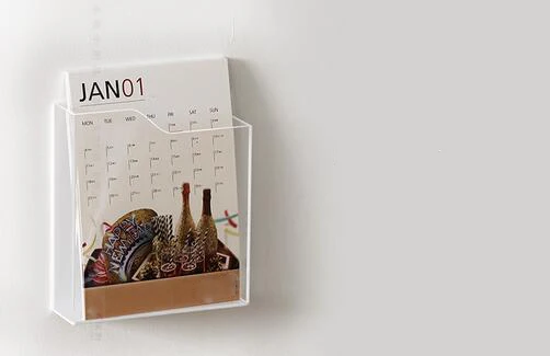 Настенный держатель для книг A5 акриловый брошюр и листовок стойка коллекционных