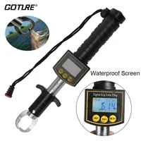 goture portable fish lip gripper grabber fishing grip tackle pliers stainless steel clip fish holder knife with scale ruler