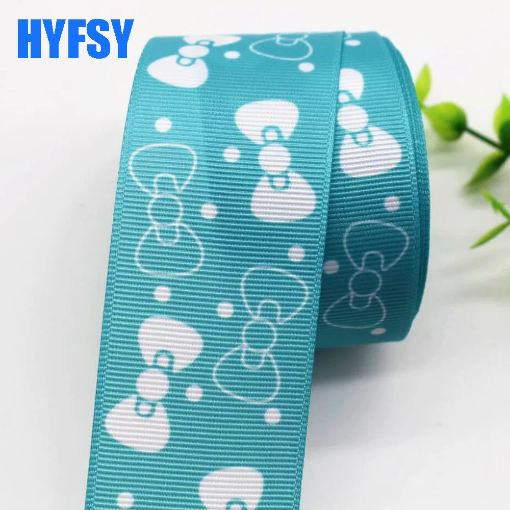 Hyfsy 10062 38 мм мультяшная лента 10 ярдов аксессуары для волос корсажные ленты|Ленты