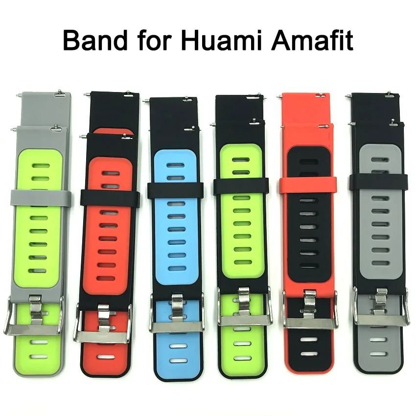 Силиконовый ремешок для часов Xiaomi Amazfit PACE Sport сменный смарт-часов аксессуары Huami