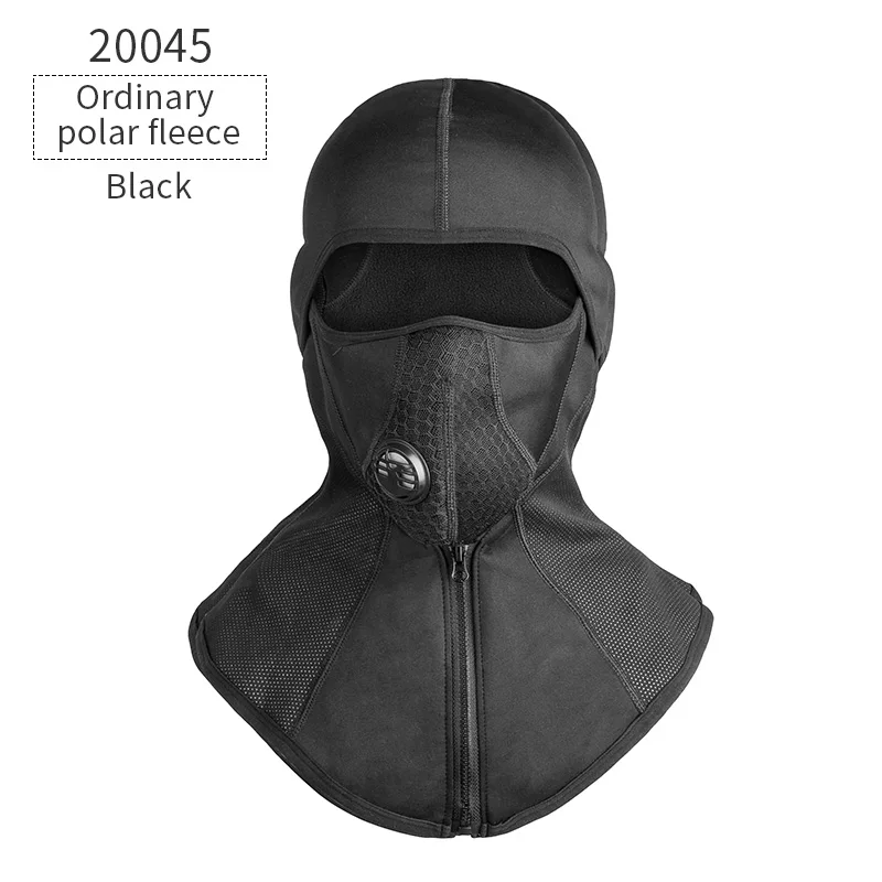 20045Black Coolchangle 6 моделей, зимняя велосипедная маска на все лицо, шапка для лыжного велосипеда, термальная флисовая Лыжная шапка для сноуборда, головной убор для горного велосипеда - Цвет: 20045Black