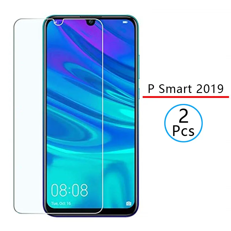 2 шт закаленное стекло для huawei P Smart 2019 Защитное экрана Защитная пленка телефона