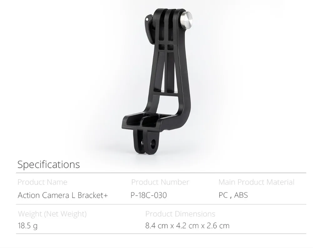 PGYTECH Action camera L кронштейн+ для OSMO POCKET Expansion Pole аксессуары для штатива