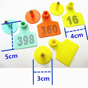 Ушная бирка со свиным ухом, Ушная бирка, Ушная пластина с номером с лазерной надписью