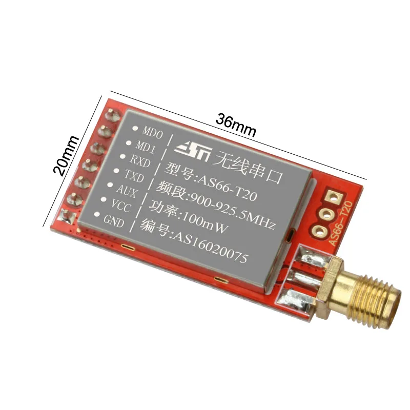 915 МГц SI4463 | SI4432 сквозной Модуль UART беспроводной последовательный порт модуль