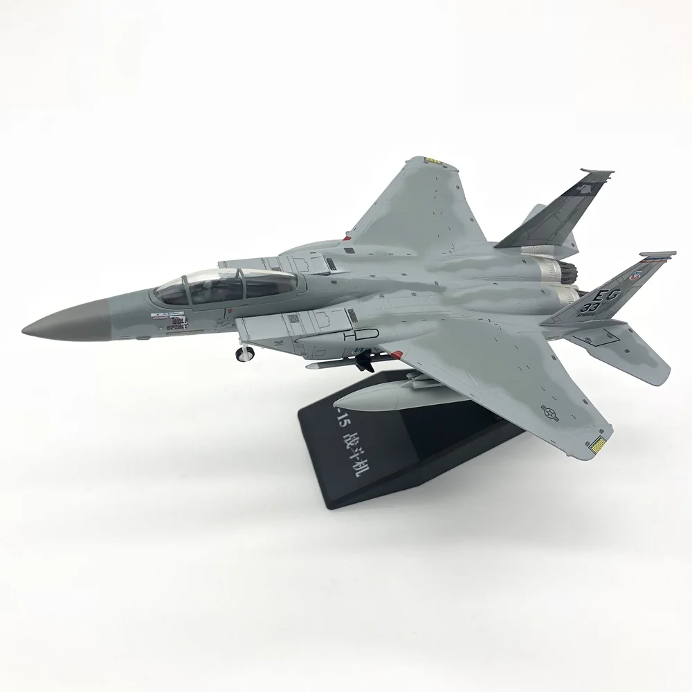 Модель летательного аппарата в масштабе 1:100 модель F15 металлическая фотовспышка