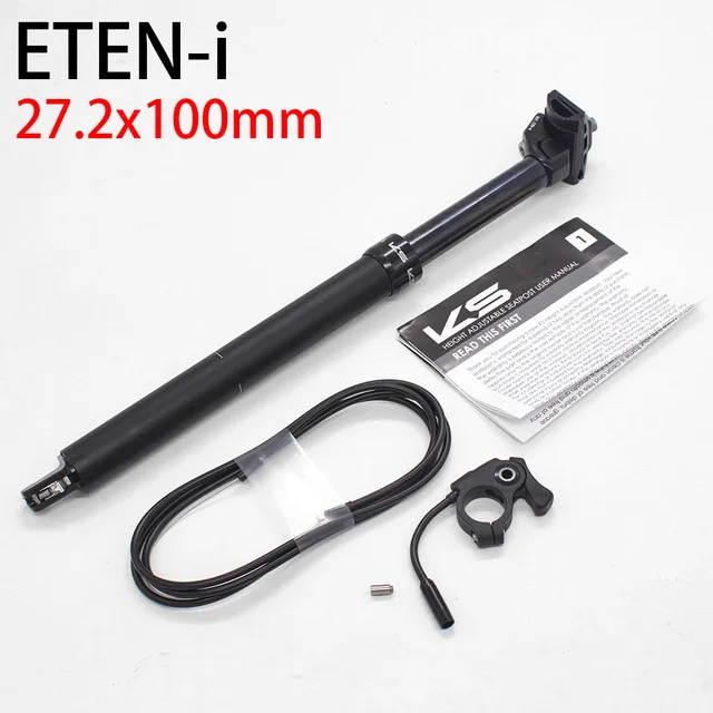 ETEN-i 27.2mm 100mm KS KindShock Eten-R ETEN-i пульт дистанционного управления для горного спуска велосипеда пипетка Подседельный штырь 27,2 мм 30,9 мм 31,6 мм x 100 мм для путешествий EXA - Цвет: ETEN-i 27.2mm 100mm