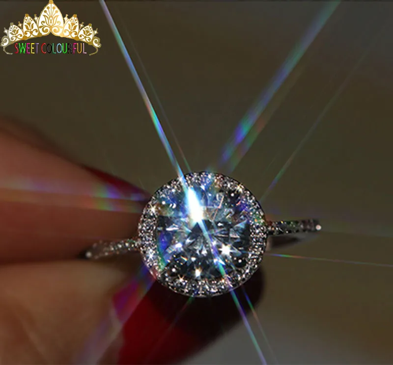 18 K 750Au Золотое кольцо с бриллиантом Moissanite D color VVS с национальным сертификатом MO-00107-01