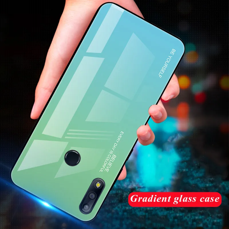 Классный цветной чехол из закаленного стекла для телефона Asus Zenfone Max M2 Pro ZB631KL ZB633KL