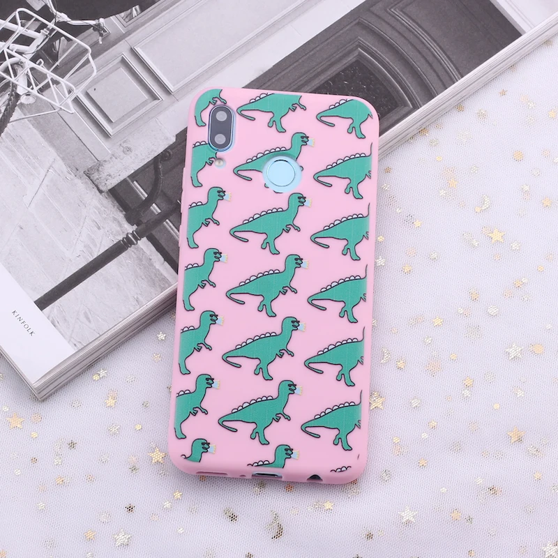 Силиконовый чехол для телефона Samsung S8 S9 S10 S10e S20 Plus Note 8 9 10 A7 A8 с милым рисунком
