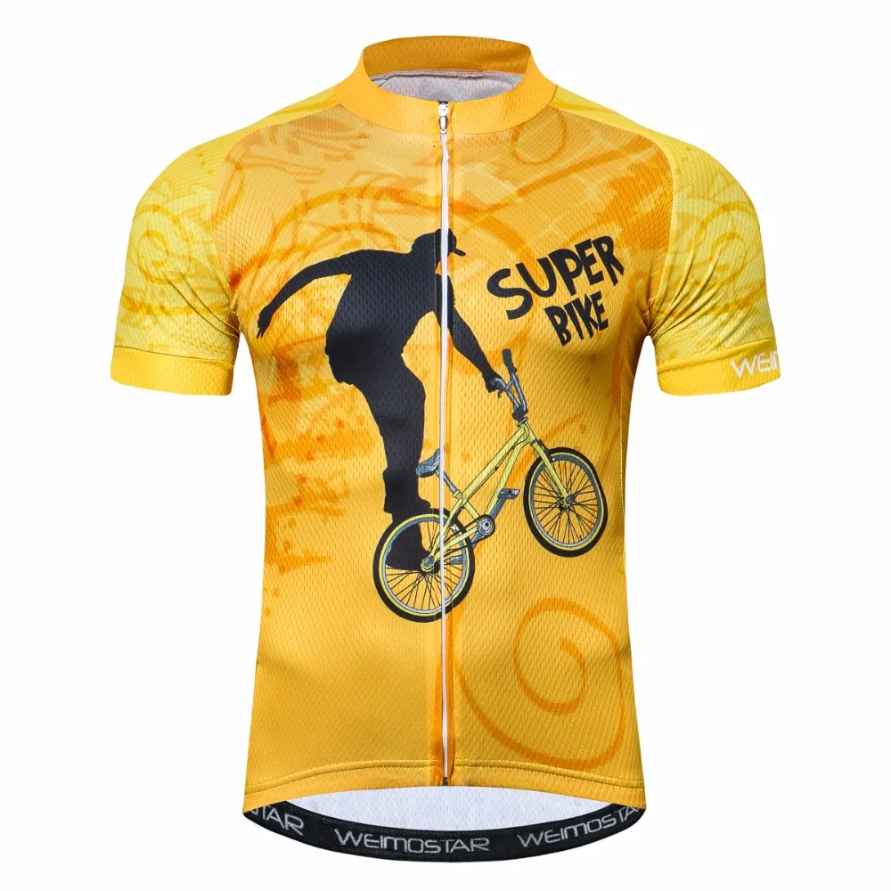 Уличная велосипедная майка мужская велосипедная одежда Ropa Ciclismo maillot road MTB Jersey youth горный велосипед Джерси желтый