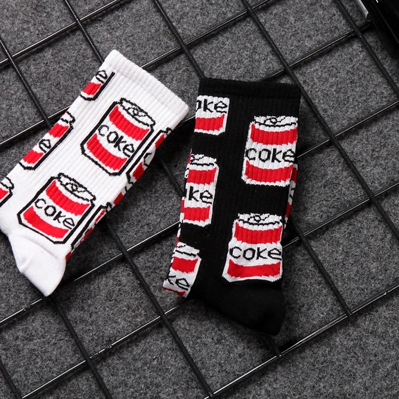 Носки для скейтборда в стиле Харадзюку мужские модные дизайнерские с рисунком