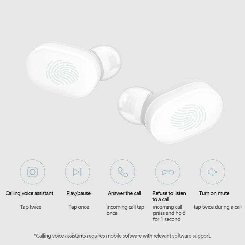 Оригинальные Xiaomi Airdots TWS Bluetooth 5 0 наушники Молодежная версия сенсорное управление