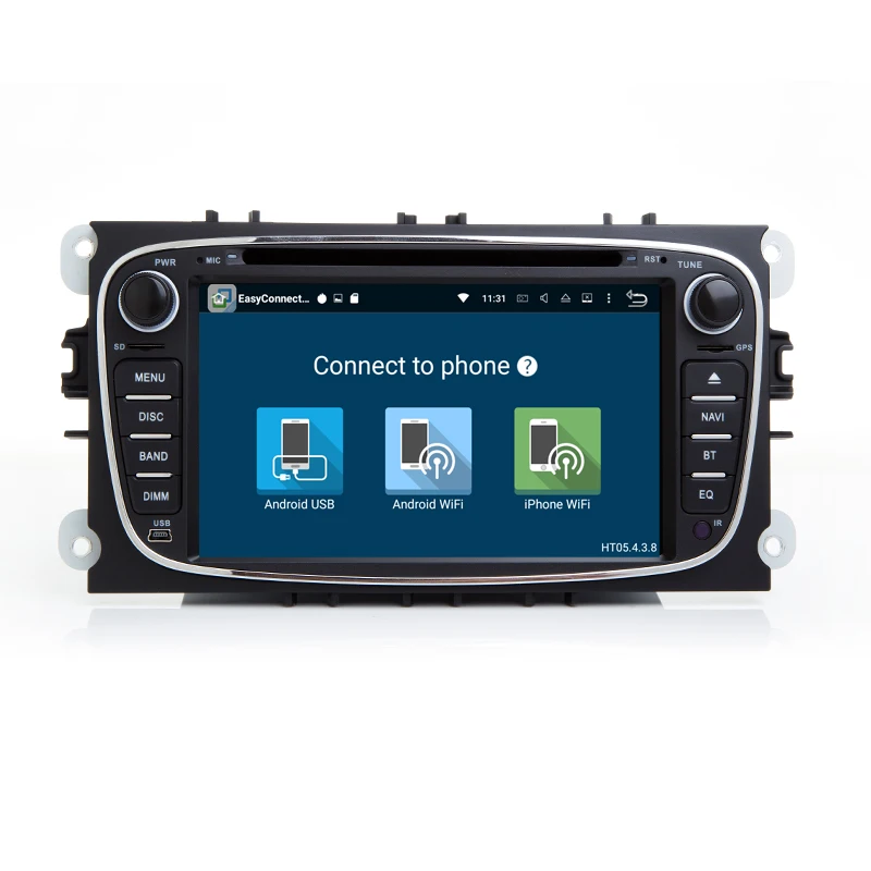Android 10 8 ядер/4 ядра 4G/2G ОЗУ DSP IPS 2 din автомобильный DVD GPS для FORD Focus S-MAX Mondeo C-MAX Galaxy радио