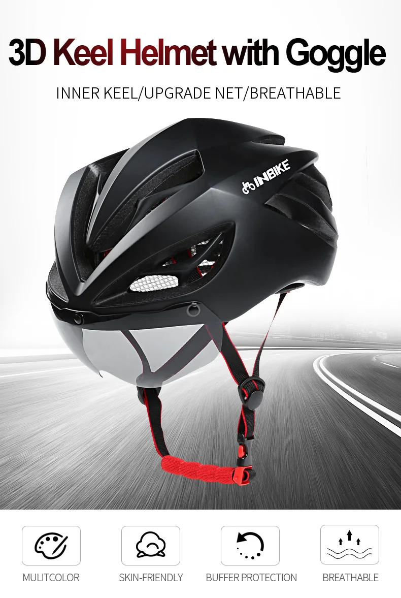 INBIKE шлем для велоспорта, ультралегкий шлем, цельный, дышащий, для езды на горной дороге, для велосипеда, MTB, шлем, безопасный для мужчин и женщин
