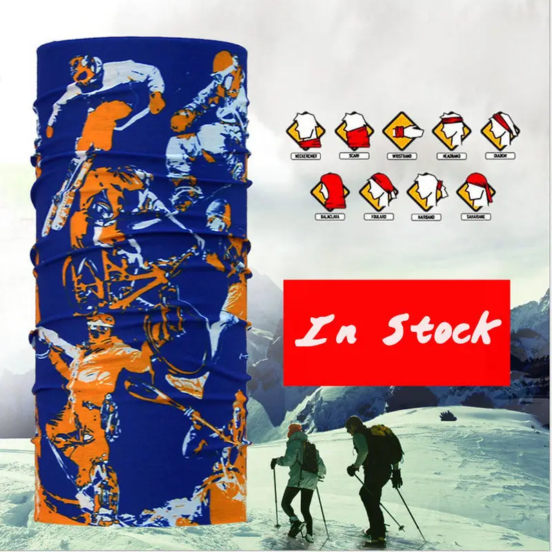 Осень зима 100% полиэстер Волшебные бесшовные флисовые банданы шарф Snood теплая