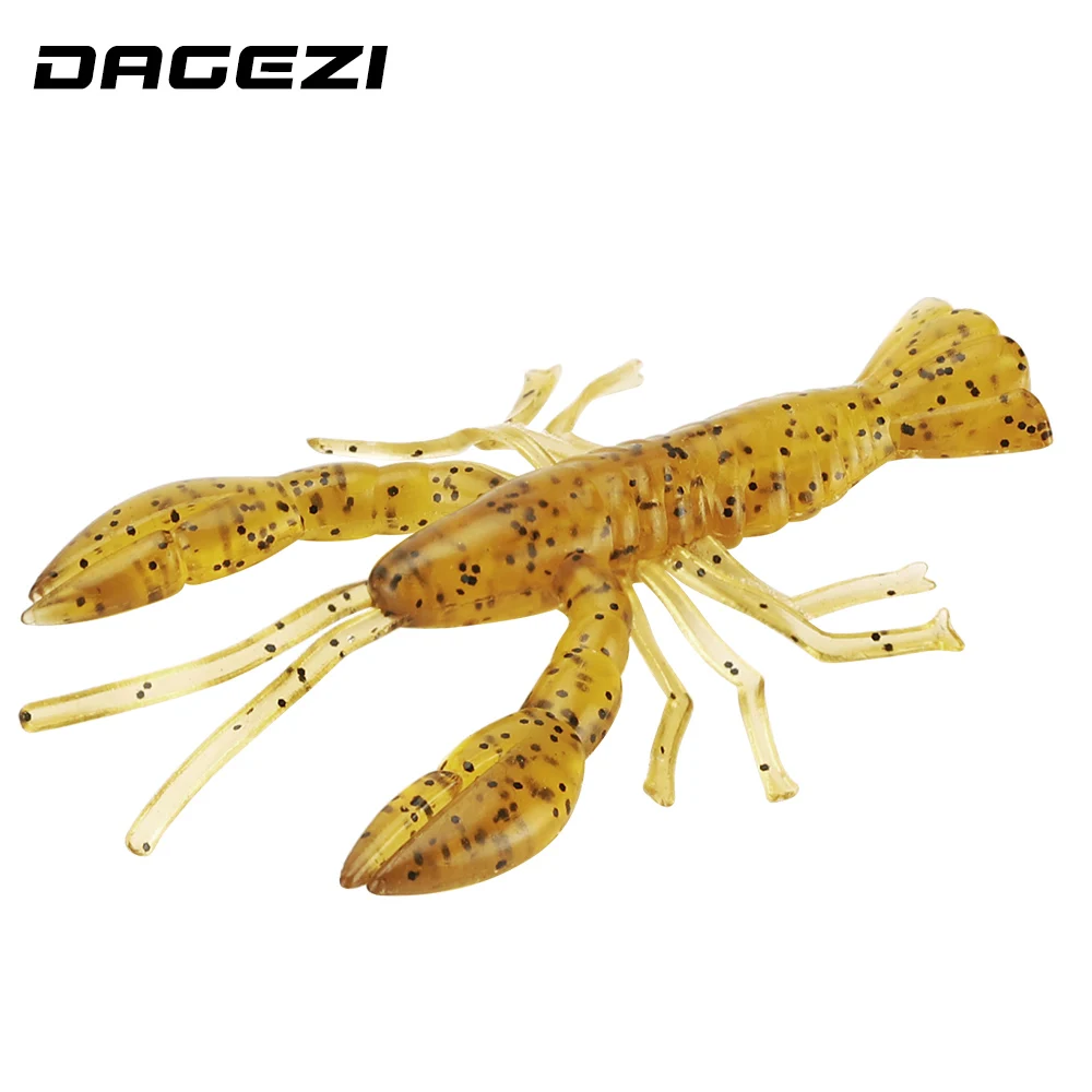Мягкая приманка DAGEZI 57 мм/2 г светящаяся рыболовная в виде креветки искусственный