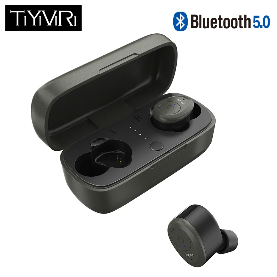 Bluetooth 5 0 шумоподавление спортивные наушники с зарядным боксом микрофон TY08