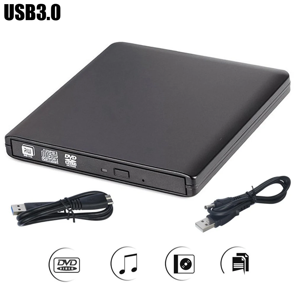 USB 3 0 DVD RW внешний привод плеер записывающее устройство ультратонкий